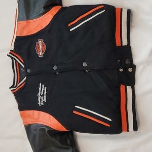 Harley Davidson 4T reversible leather jacket